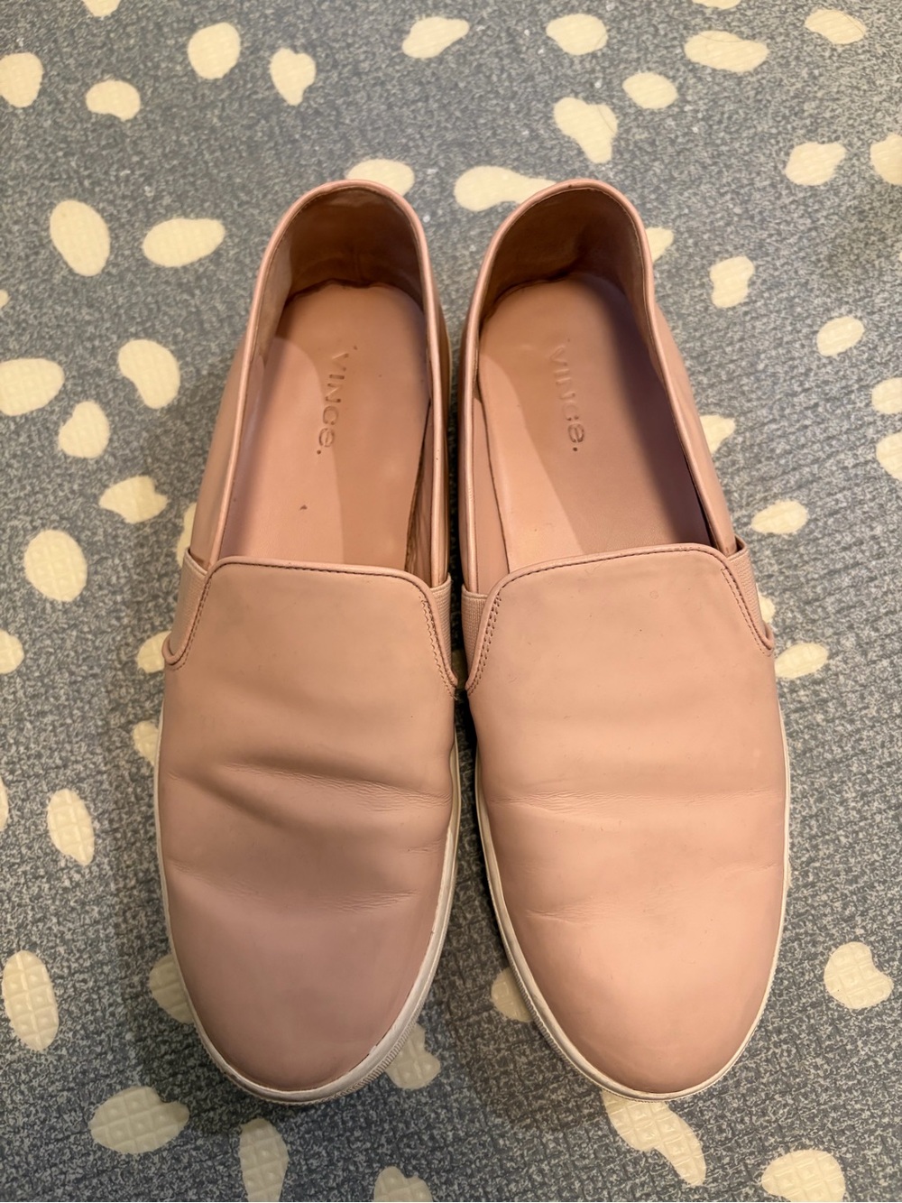 Vince Blair Pink Slip-On Sneakers